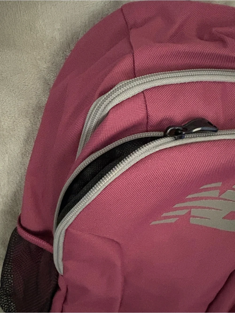 New Balance Women's Magenta Backpack with Silver Logo New with Tags